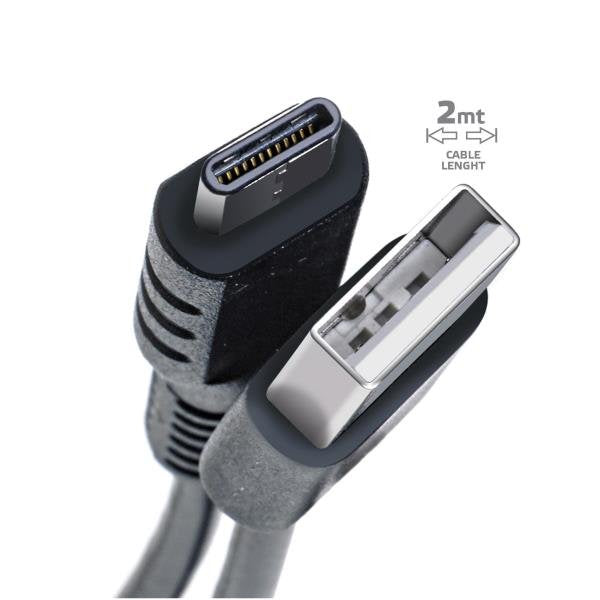 EAN 8021735731092 - Celly USB-C2M cable USB 2 m USB A USB C Negro imagen 3