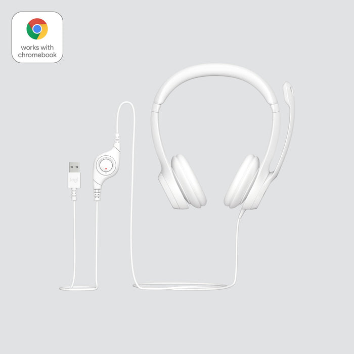 EAN 5099206107304 - Logitech 981-001286 auricular y casco Auriculares Alámbrico Diadema Oficina/Centro de llamadas USB tipo A imagen 14
