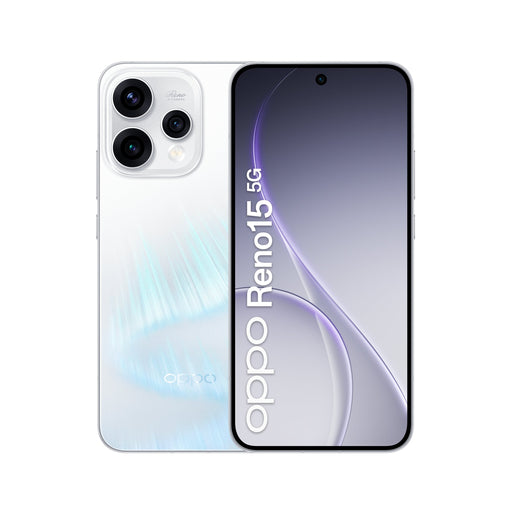 EAN 6932169393904 - OPPO Reno15 5G 16,7 cm (6.59") SIM doble Android 16.0 USB Tipo C 8 GB 512 GB 6500 mAh Blanco imagen 1