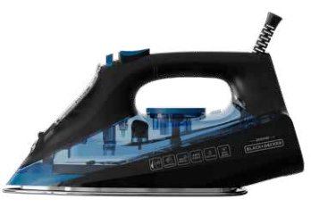 EAN 8432406180284 - Black & Decker BXIR2606E Plancha vapor-seco Suela de cerámica 2600 W Negro, Azul imagen 1