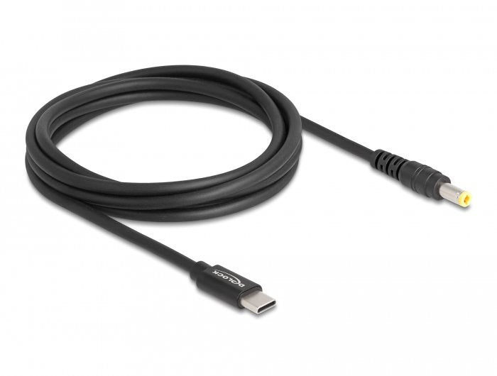 EAN 4043619879786 - DeLOCK 87978 cable de transmisión Negro 1,5 m USB C 5.5 x 2.5 mm imagen 1