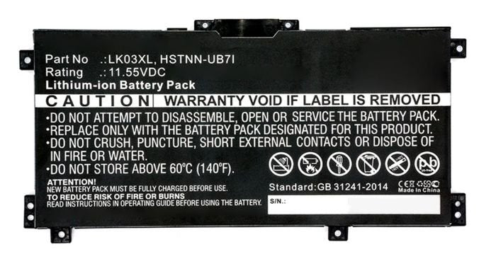 EAN 5706998743992 - HP Battery 3C 52Wh 4.55Ah Li Sr Batería imagen 1