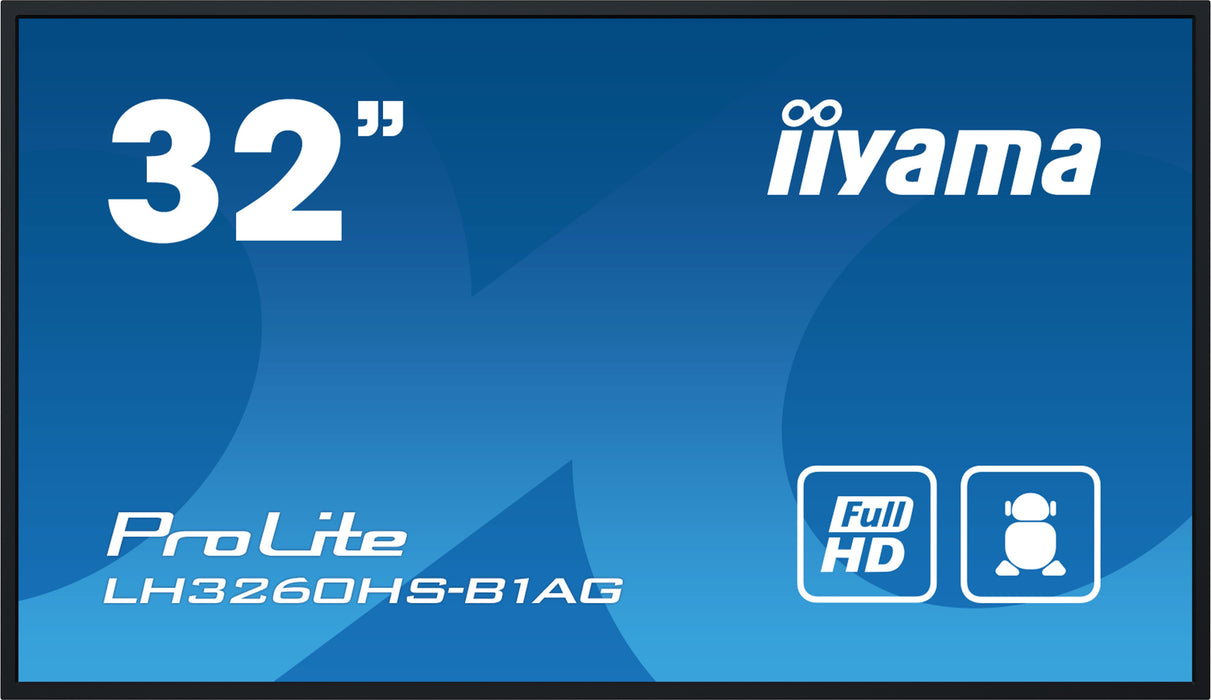 EAN 4948570122288 - iiyama LH3260HS-B1AG pantalla de señalización Pizarra de caballete digital 80 cm (31.5") LED Wifi 500 cd  imagen 2
