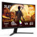 EAN 4038986183093 - AOC G4 C32G42ZE pantalla para PC 80 cm (31.5") 1920 x 1080 Pixeles Full HD LED Negro, Rojo imagen 2