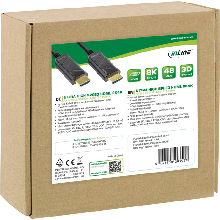 EAN 4043718311385 - InLine 17999I cable HDMI 100 m HDMI tipo A (Estándar) Negro imagen 3