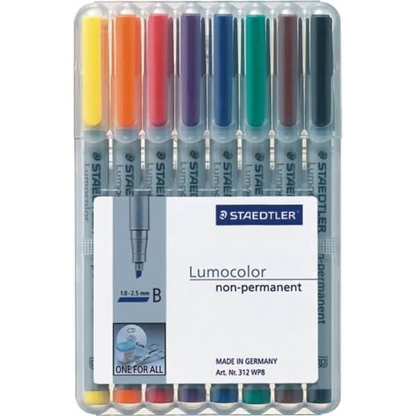 EAN 4007817323403 - Staedtler 312 WP8 marcador 1 pieza(s) Negro, Azul, Verde, Rojo imagen 1