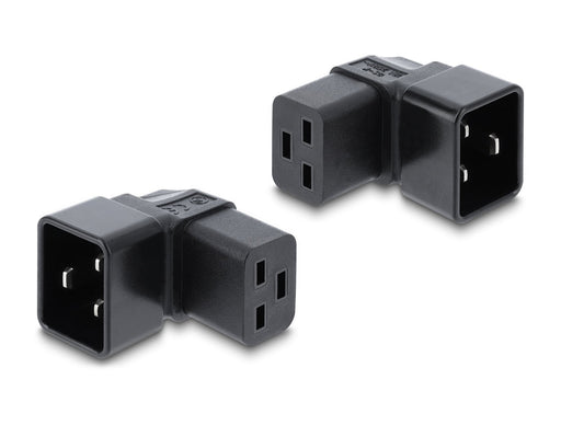 EAN 4043619806584 - DeLOCK 80658 cambiador de género para cable 1 x 3 pin IEC 60320 C20 1 x 3 pin IEC 60320 C19 Negro imagen 1
