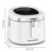 EAN 3045387296254 - Tefal Filtra Vision FF2541E0 freidora Sencillo 2,1 L Independiente 1900 W Blanco imagen 6