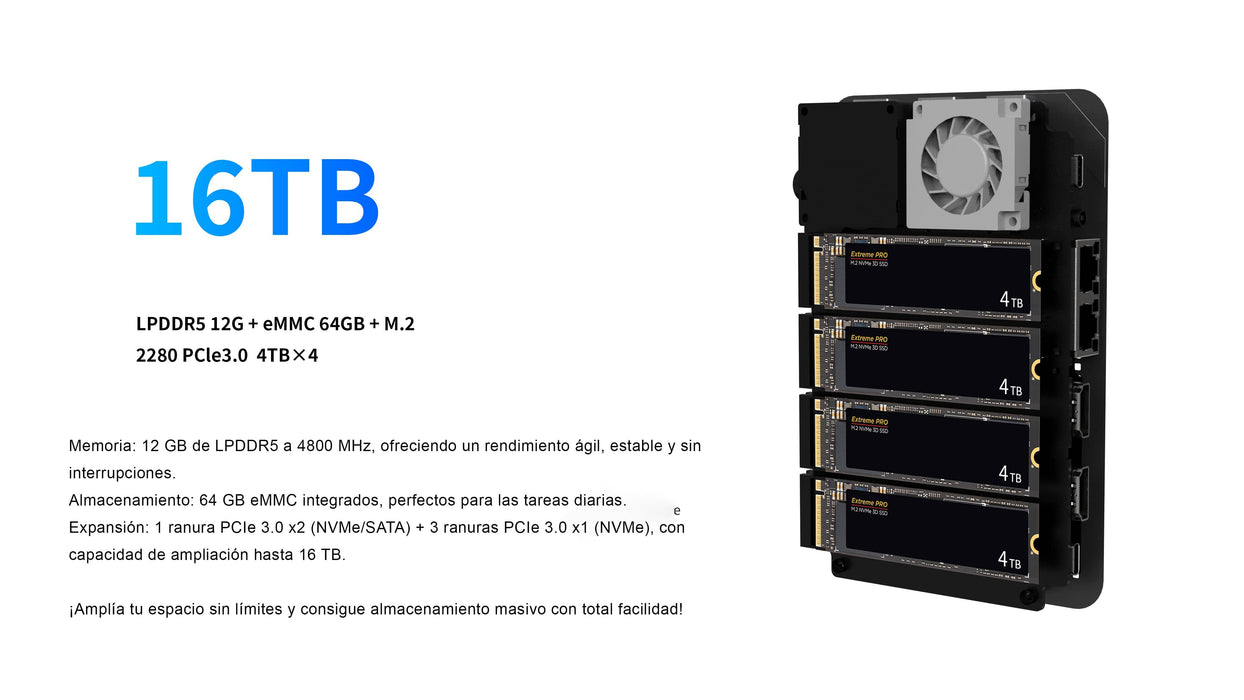 EAN 8436588883667 - Leotec LEMPC23 PC/estación de trabajo barebone Cubo Negro N150 3,6 GHz imagen 7