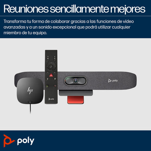 EAN 5715063710623 - HP Poly Studio R30 USB Video Bar Gris 3840 x 2160 Pixeles imagen 2