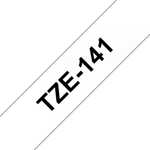 EAN 4054554466948 - Brother TZE-141 cinta para impresora de etiquetas Negro sobre transparente imagen 1