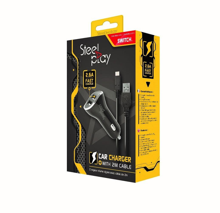 EAN 3760210990870 - Steelplay JVASWI00025 cargador de dispositivo móvil Consola de juegos portátil Negro, Plata Encendedor de imagen 2