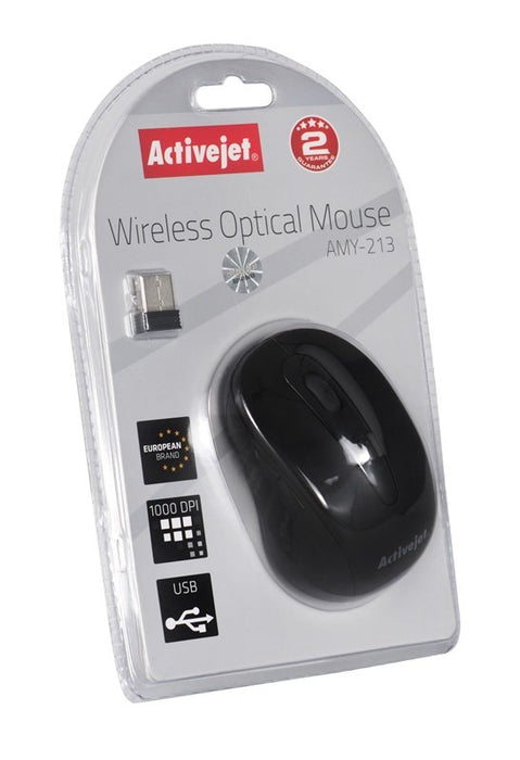 EAN 5901443107033 - Activejet AMY-213 ratón Oficina Ambidextro RF inalámbrico Óptico 1600 DPI imagen 5
