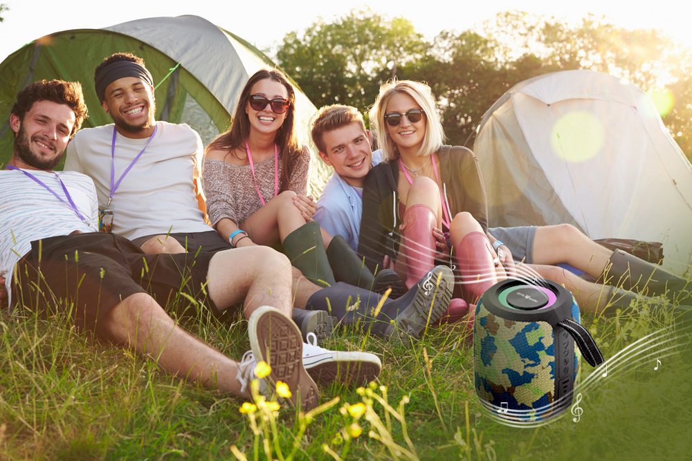 EAN 8716309131964 - Gembird GMB Audio SPK-BT-LED-05-CM altavoz portátil o de fiesta Altavoz monofónico portátil Camuflaje 8 W imagen 5