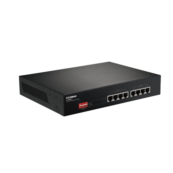 EAN 4717964701558 - Edimax ES-1008P V2 switch Fast Ethernet (10/100) Energía sobre Ethernet (PoE) Negro imagen 3