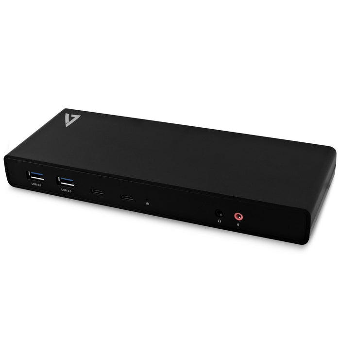 EAN 662919100822 - V7 UCDDS-1E base para portátil y replicador de puertos Alámbrico USB 3.2 Gen 1 (3.1 Gen 1) Type-C Negro imagen 5