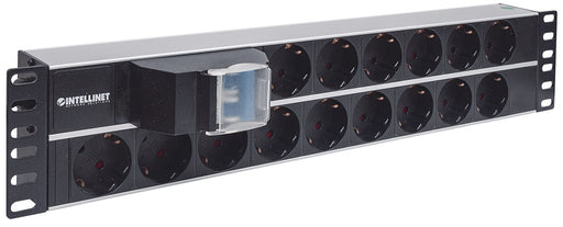 EAN 0766623714051 - Intellinet 714051 unidad de distribución de energía (PDU) 15 salidas AC 2U Aluminio, Negro imagen 2