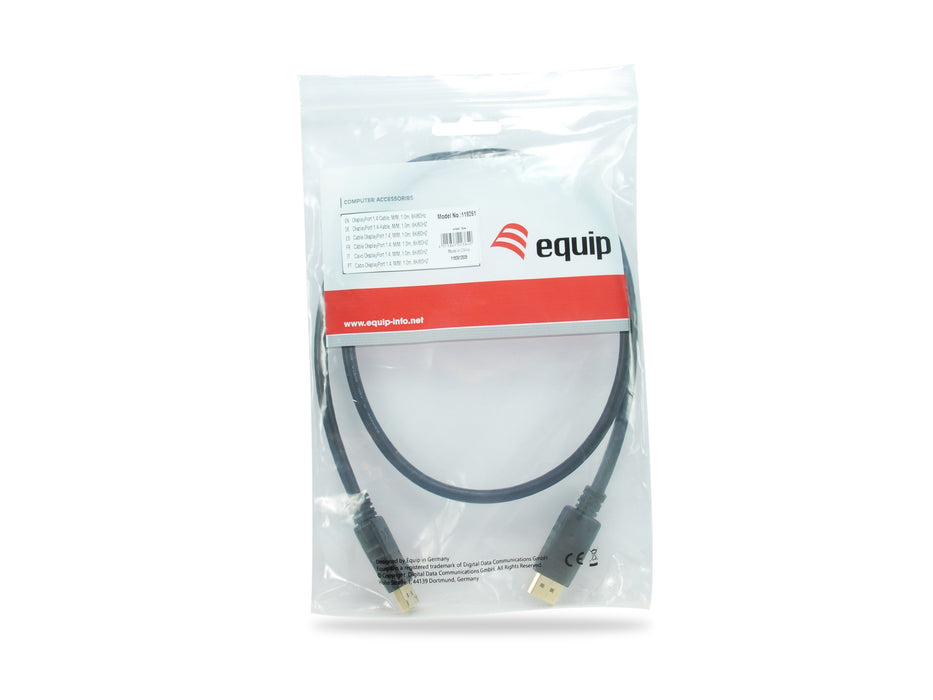 EAN 4015867223840 - Equip 119251 cable DisplayPort 1 m Negro imagen 3