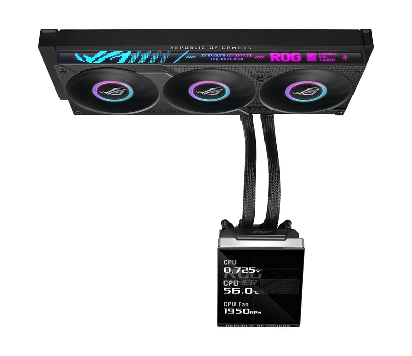 EAN 4711636352611 - ASUS ROG Strix SLC IV 360 ARGB LCD Procesador Kit de refrigeración líquida 12 cm Negro 1 pieza(s) imagen 2