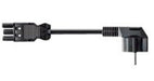 EAN 4016514011704 - Bachmann H05VV-F 3G 1.5 mm² 1.5m Negro 1,5 m CEE7/4 GST18/3 imagen 1
