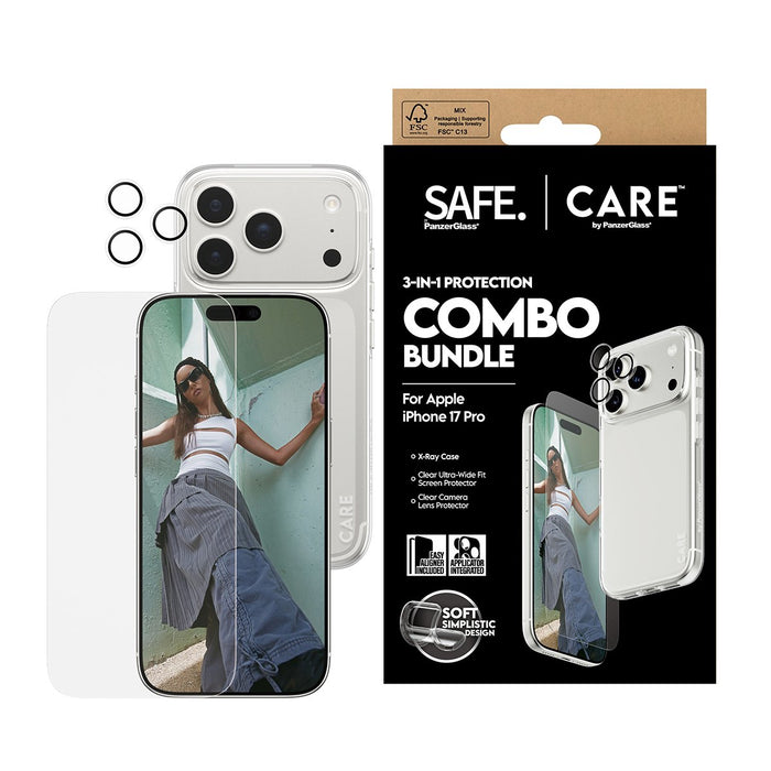EAN 5715685027512 - PanzerGlass SAFE. | CARE™ by ® 3-in-1 Combo Bundle iPhone 17 Pro Protector de pantalla Apple 1 pieza(s) imagen 2