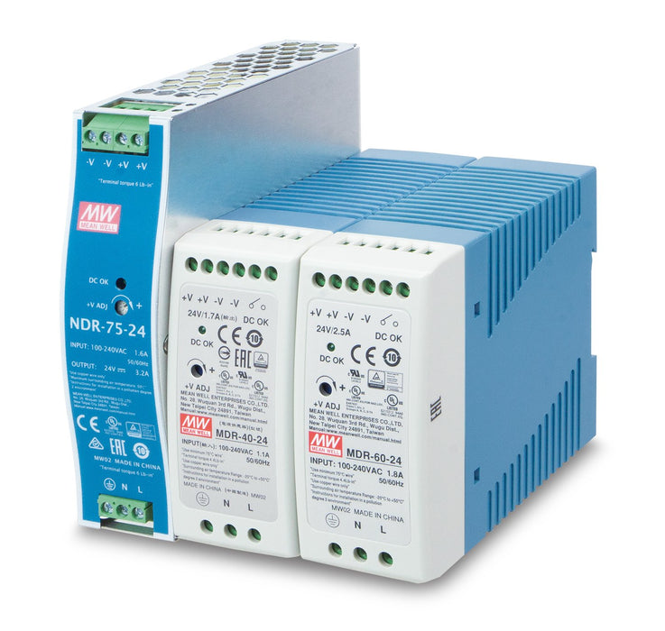 EAN 4711605283298 - PLANET PWR-40-24 unidad de fuente de alimentación 40 W Azul, Blanco imagen 2