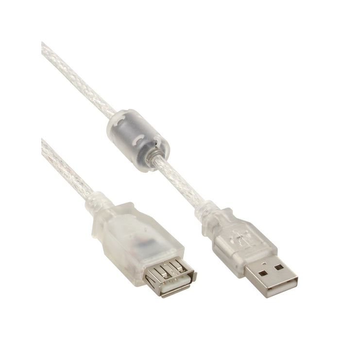EAN 4043718024674 - InLine 34618Q cable USB 2 m USB A 0,48 Gbit/s Transparente imagen 1