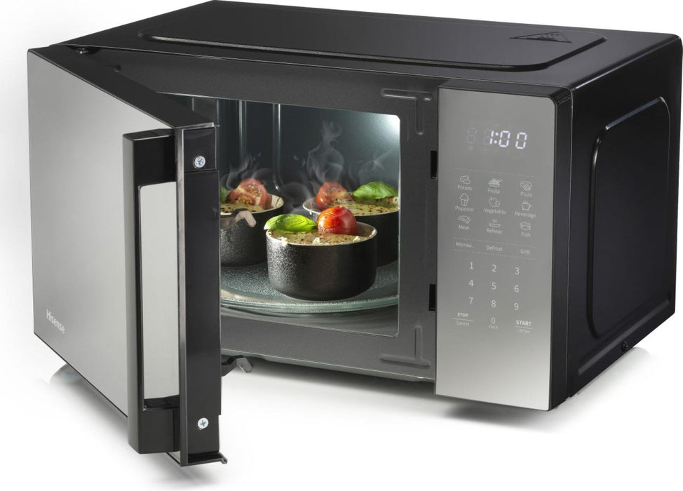 EAN 3838782679902 - Hisense 742039 microondas Plata Microondas con grill Encimera 20 L 700 W imagen 8