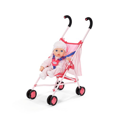 EAN 4001167840665 - BABY born Stroller with Bag Pink Cochecito para muñecas imagen 4