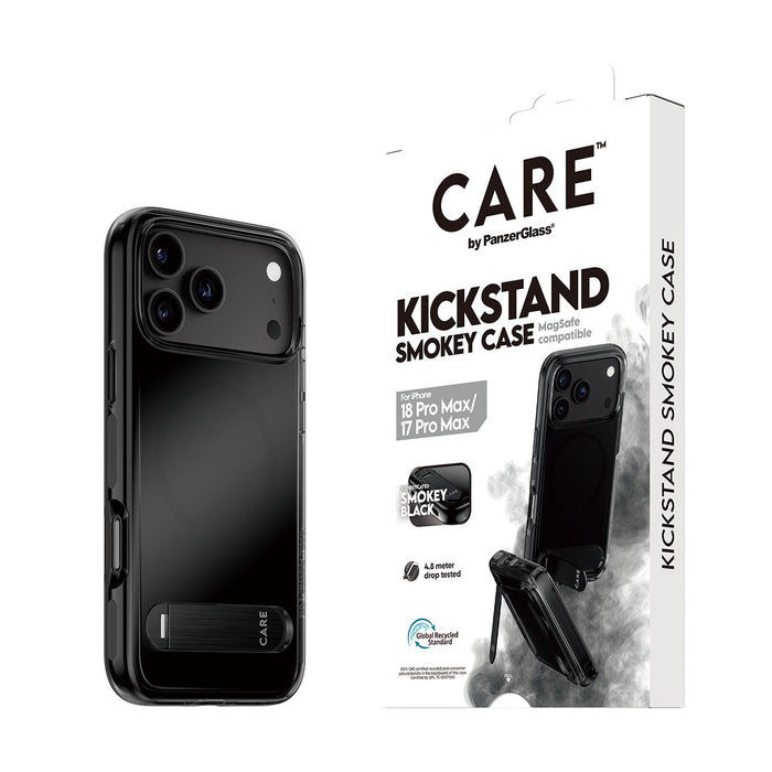 EAN 5715685043888 - PanzerGlass CARE™ by ® Kickstand Case Smokey w. Black MagSafe iPhone 2026 Pro Max | 17 Pro Max funda para imagen 7