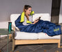 EAN 3138522081591 - Coleman Heaton Peak 220 Adulto Saco de dormir rectangular Algodón, Poliéster Azul, Amarillo imagen 8