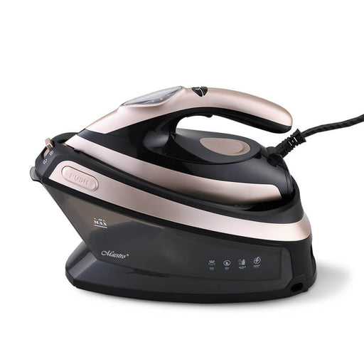 EAN 4820096550830 - Maestro MR-320C estación plancha al vapor 2400 W 1,5 L Suela de cerámica Negro, Oro rosado imagen 1