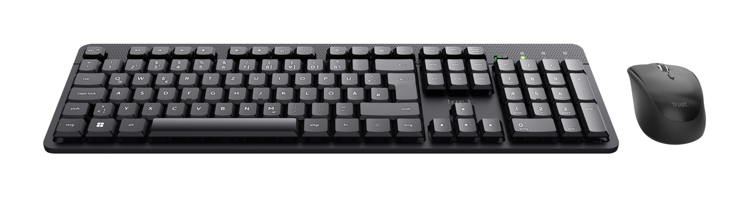 EAN 8713439253573 - Trust TKM-360 teclado Ratón incluido Oficina RF inalámbrico QWERTZ Alemán Negro imagen 2
