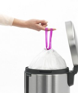 EAN 8710755112041 - Brabantia 112041 papelera 12 L Alrededor Acero inoxidable imagen 7