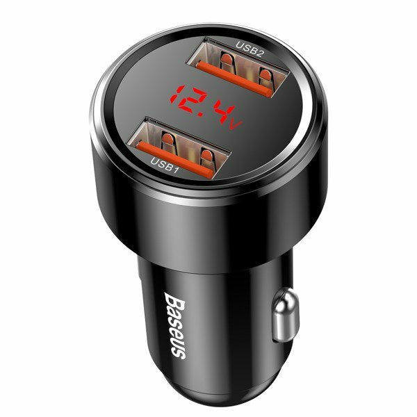 EAN 6953156293212 - Baseus CCMLC20A-01 cargador de dispositivo móvil Smartphone Negro USB Carga rápida Auto imagen 2