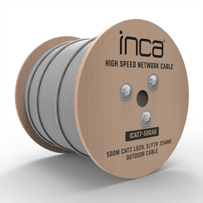EAN 8681949016332 - Inca ICAT7-500AG cable de red Gris 500 m Cat7 S/FTP (S-STP) imagen 3