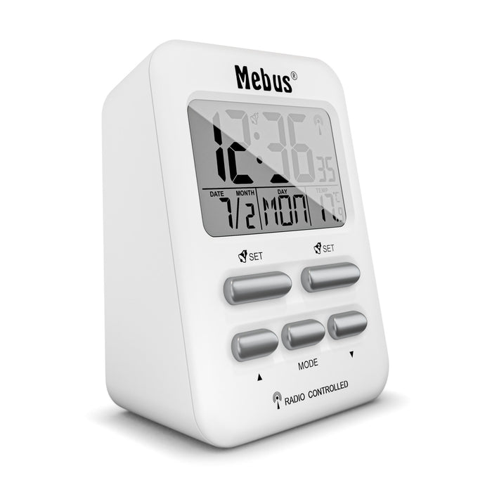 EAN 4007218258007 - Mebus 25800 despertador Reloj despertador digital Blanco imagen 4