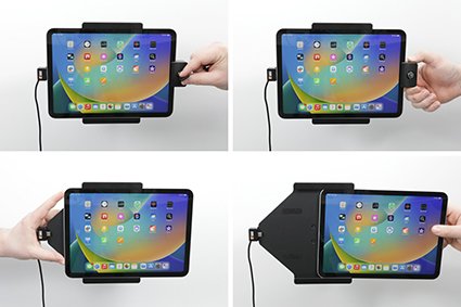 EAN 7320287363395 - Brodit 736339 soporte Soporte activo para teléfono móvil Tablet/UMPC Negro imagen 5