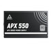 EAN 4710562741087 - Montech APX550 unidad de fuente de alimentación 550 W 20+4 pin ATX ATX Negro imagen 3