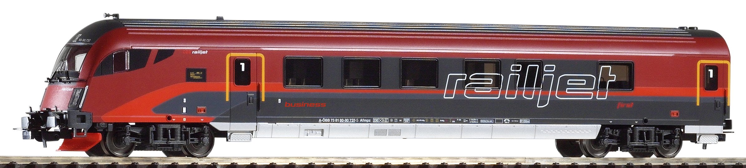 EAN 4015615576723 - PIKO Railjet Control Car ÖBB VI parte y accesorio de modelo a escala Pieza para sistema de automotor imagen 1