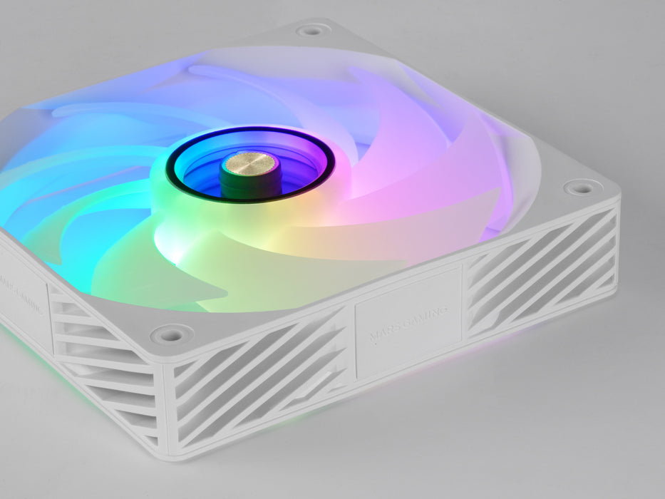 EAN 8435693110002 - Mars Gaming MFSI4KITW sistema de refrigeración para ordenador Carcasa del ordenador Ventilador 12 cm Blan imagen 6