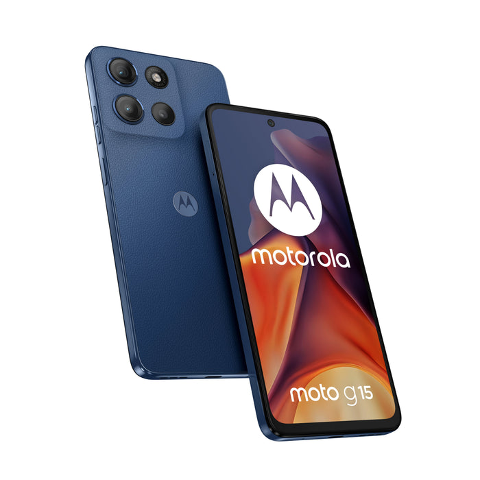 EAN 0840023291753 - Motorola moto g15 17,1 cm (6.72") SIM doble Android 15 4G USB Tipo C 8 GB 512 GB 5200 mAh Marina imagen 1