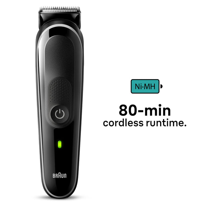 EAN 4210201446835 - Braun MGK3440 cortadora de pelo y maquinilla Negro, Gris Níquel-metal hidruro (NiMH) imagen 2