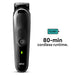 EAN 4210201446835 - Braun MGK3440 cortadora de pelo y maquinilla Negro, Gris Níquel-metal hidruro (NiMH) imagen 2