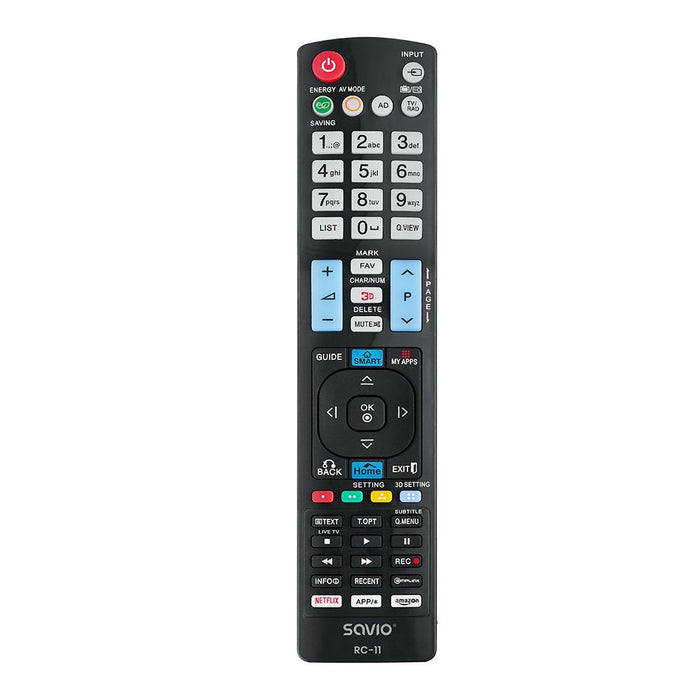 EAN 5901986045083 - Savio RC-11 mando a distancia IR inalámbrico TV Botones imagen 2