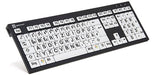 EAN 5707795009250 - Logickeyboard XL Print teclado Universal USB QWERTZ Alemán Negro, Blanco imagen 1