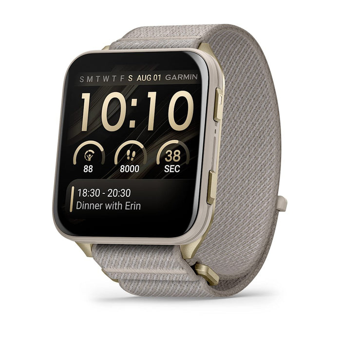 EAN 753759368777 - Garmin Venu X1 5,08 cm (2") AMOLED Digital 448 x 486 Pixeles Pantalla táctil Oro, Titanio Wifi GPS (satéli imagen 1