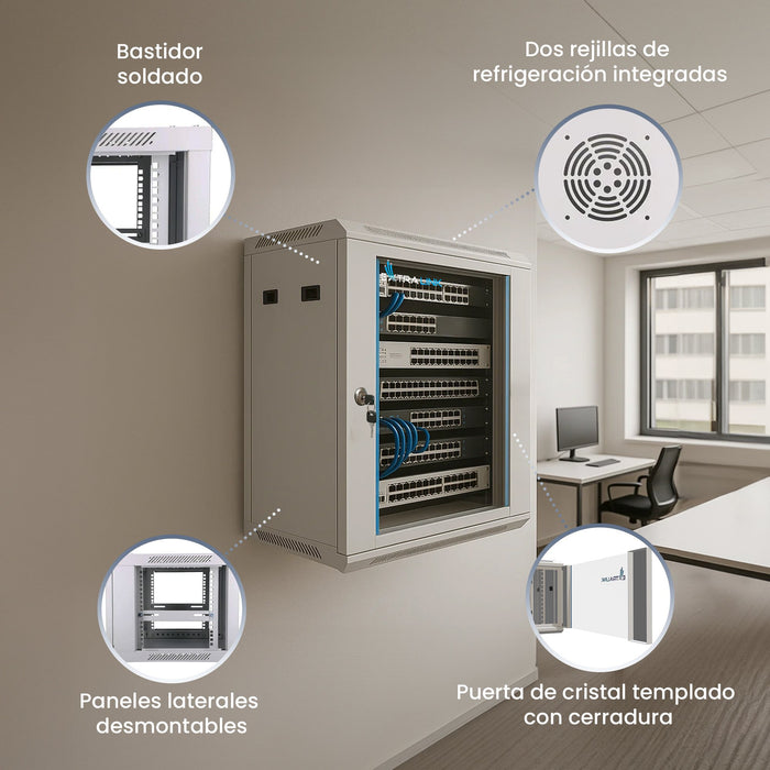 EAN 5902560368567 - Extralink EX.8567 armario rack Bastidor de pared imagen 11