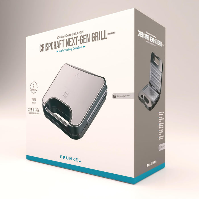 EAN 8426156018072 - Grunkel SAN-GRILLNG sandwichera 750 W Acero inoxidable imagen 7