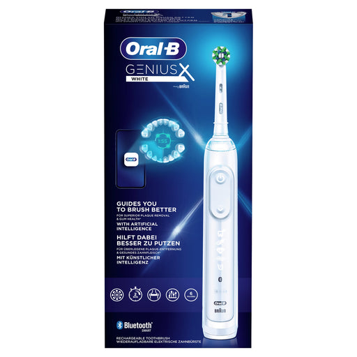 EAN 4210201396901 - Oral-B Genius X 80354126 cepillo eléctrico para dientes Adulto Cepillo de dientes oscilante Blanco imagen 2